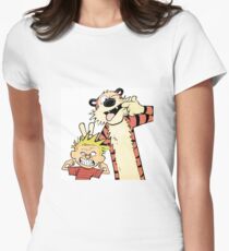 Calvin and Hobbes-Original Women's Fitted T-Shirt