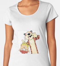Calvin and Hobbes-Original Women's Premium T-Shirt