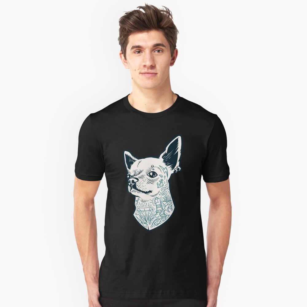 &quot;Tätowiert brutaler Hund&quot; TShirt von StreetNoise Redbubble