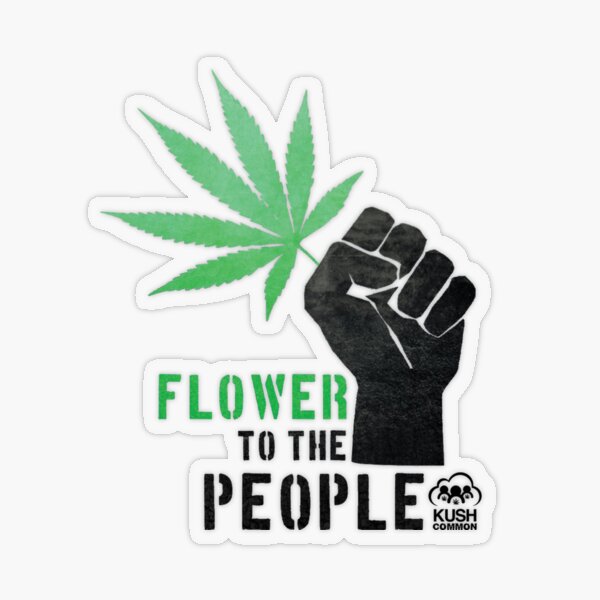 Flower to the People Transparent Sticker