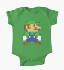 Super Mario 3D World Luigi Sprite Kurzärmeliger Einteiler