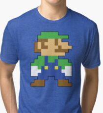 Super Mario 3D World Luigi Sprite Tri-blend T-Shirt