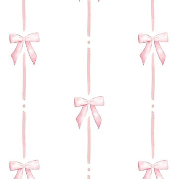 Pink bow ribbon coquette | iPad Case & Skin