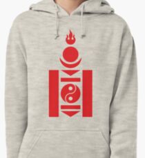 Mongolia Military Aircraft Insignia Pullover Hoodie