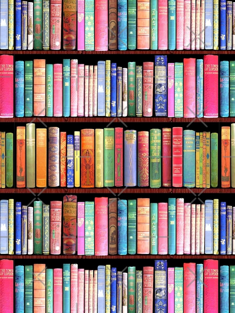 Bookworm Antique books by MagentaRose