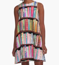 Bookworm Antique books A-Line Dress