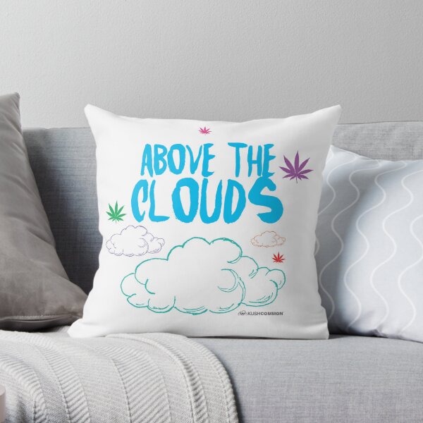 Above the Clouds Throw Pillow