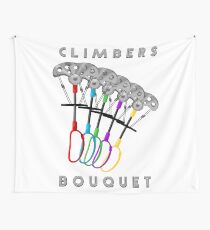 Rock Climbing Romance Wall Tapestry