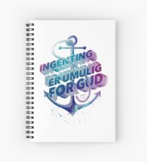 Ingenting er umulig for Gud Spiral Notebook