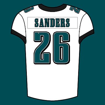 Philadelphia Eagles Nike Game Road Jersey - White - Miles Sanders