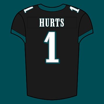 Jalen Hurts Home Jersey Sticker for Sale by designsheaven