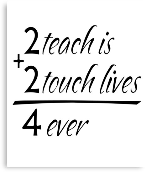 Download "Funny Teacher Quote Motivational Teaching " Canvas Print ...