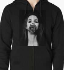 lana del rey Zipped Hoodie