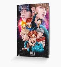 BTS DNA Fan Art Greeting Card