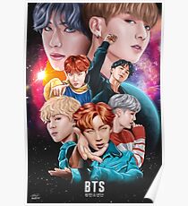 BTS DNA Fan Art Poster