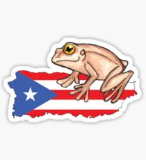 El Coqui de Puerto Rico Sticker