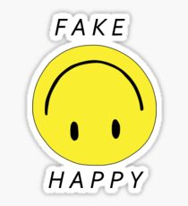 PARAMORE FAKE HAPPY Sticker
