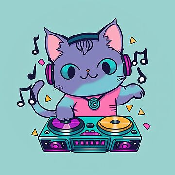 DJ CAT Poster for Sale by Digs21