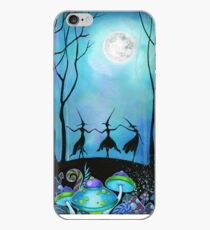 Witches Dancing Under the Moon iPhone Case