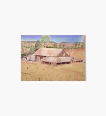 Hay shed Mia Mia. by Ian Shiel Art Board