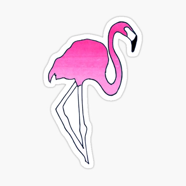 Flamingo Cartoon Gifts Merchandise Redbubble - draw flamingo roblox very easy how to draw a christmas