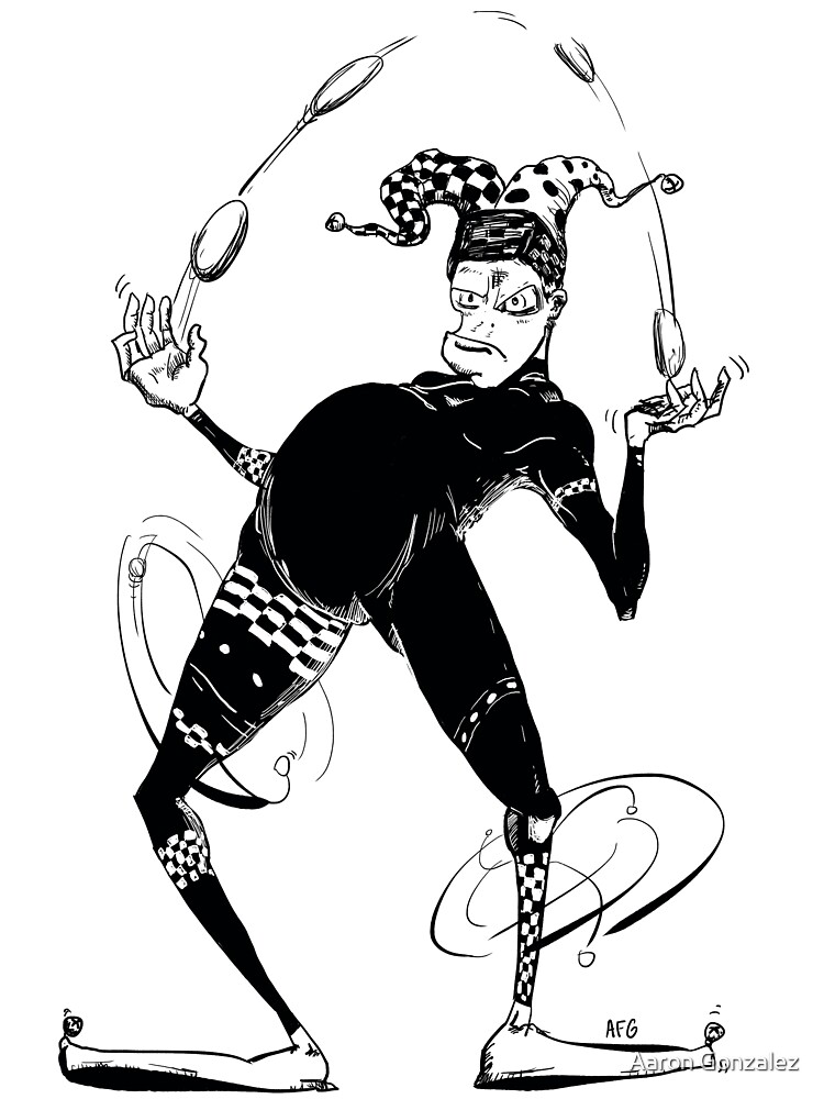 Inktober 2017 Day 06 - Juggler by aaronfg