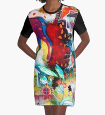 the nordic summer night Graphic T-Shirt Dress