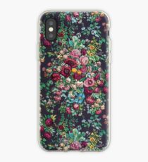 Hübsches Retro Blumen-Chintz-Pfingstrosen-Kaliko-Muster iPhone-Hülle & Cover