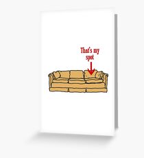 That's My Spot Greeting Card