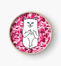 Pink Camo Ripndip Clock Pink Camo Ripndip Clock