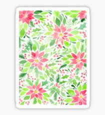 Christmas watercolor Sticker
