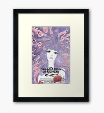 Belladonna trauriges Mädchen Gerahmtes Wandbild