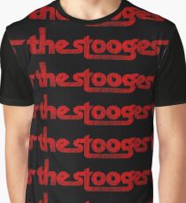 Die Stooges Distressed (rot) Grafik T-Shirt