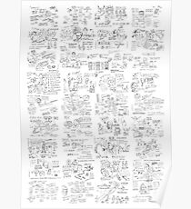 Wired Live 2017 Sketchnotes, White Poster