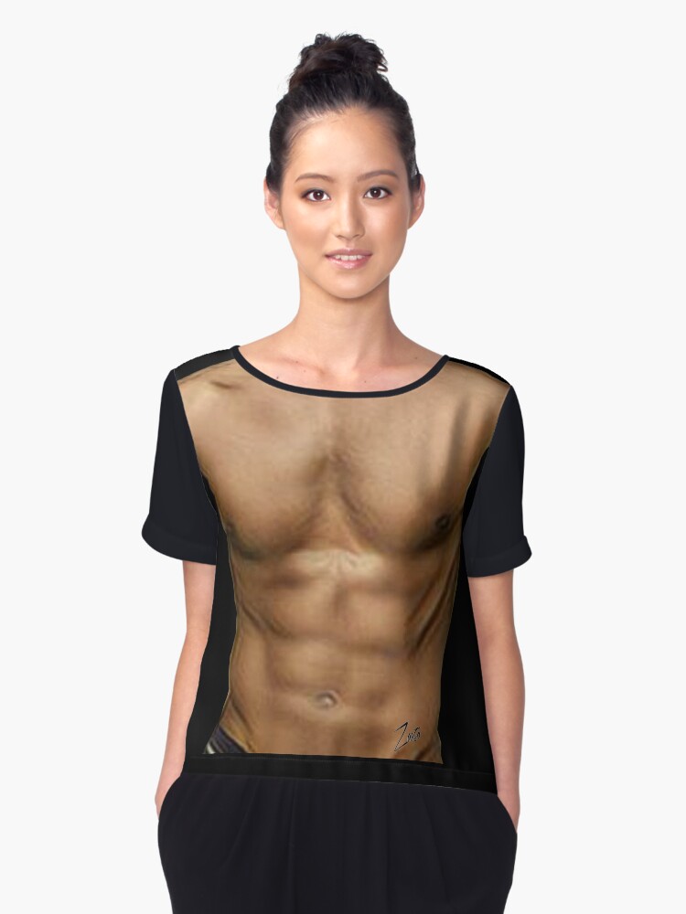 Sexy Six Pack Abs Women S Chiffon Top By Zvzodesign