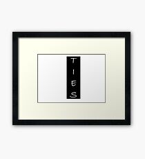ties for all Framed Print