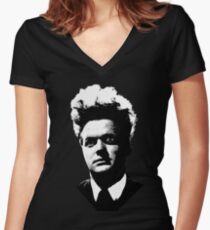 Eraser head poster Women's Fitted V-Neck T-Shirt