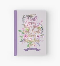 HEBREWS 13:5 Hardcover Journal