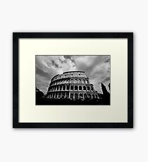 Colosseum in Black and White Framed Print