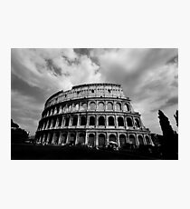 Colosseum in Black and White Photographic Print