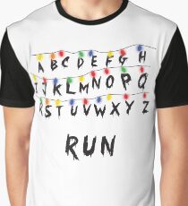 Stranger Things Lamp Run Graphic T-Shirt