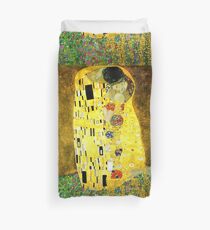 The Kiss by Gustav Klimt Duvet Cover