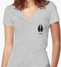 Prongs Women's Fitted V-Neck T-Shirt