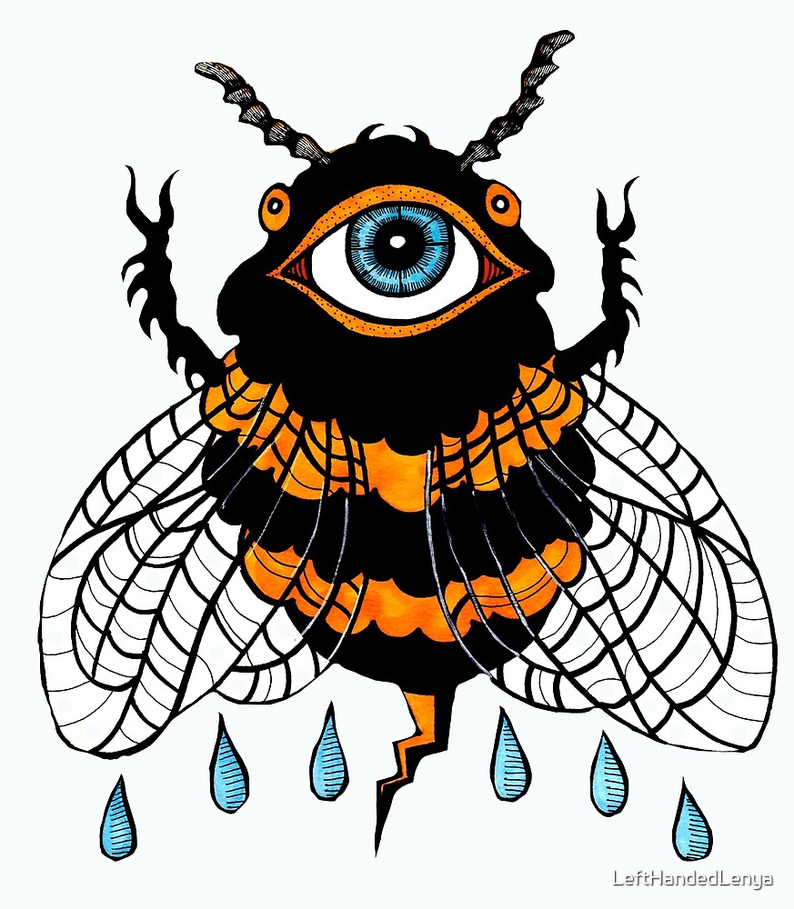 Cosmic Bee: the All-Seeing Pollinator by LeftHandedLenya