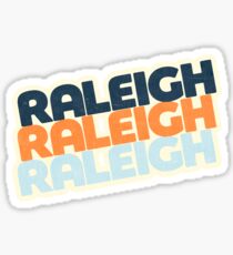 Raleigh, NC | Retro Stack Sticker