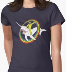 Narwhal Rainbow Heisenberg Women's Fitted T-Shirt