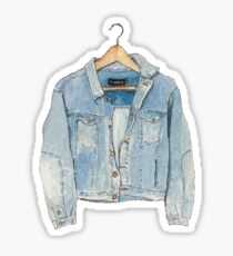 jean jacket Sticker