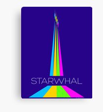 STARWHAL by Breakfall - Flying starwhals poster Leinwanddruck