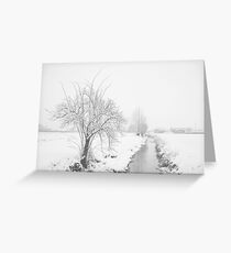 Winter Landscape Greeting Card