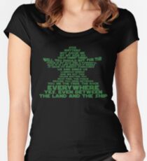 Judge me by my size do you? Women's Fitted Scoop T-Shirt